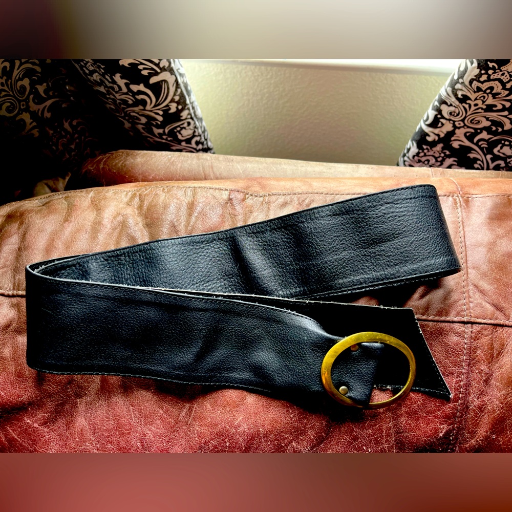 Lane Bryant faux leather adjustable belt 1X/2X